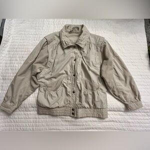 Vintage Current Seen tan beige jacket